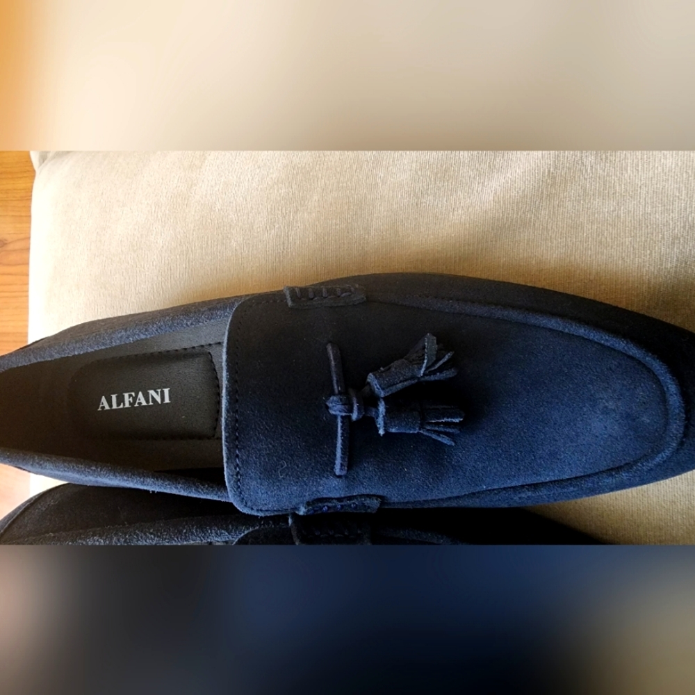 Alfani Declan Suede Slip on Loafer